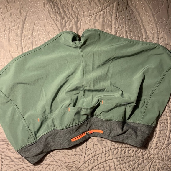 Green and Gray Athletic Shorts - Picture 2 of 7